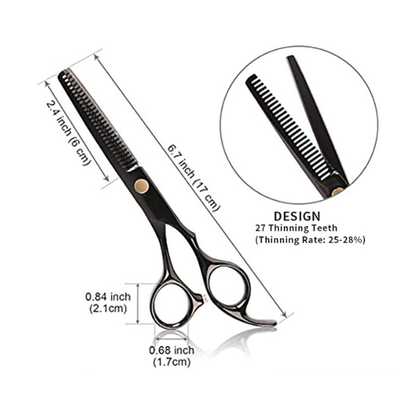 Hairdressing Shears Set Incisive Stainless Steel Professional Haircut Scissors Kit
