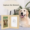 YANJIY Paw Print Set Dog 3D Picture Frame Keepsake Cat