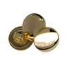 12 Gold Buttons and Silver Buttons Flat Shiny 5 Sizes