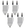 Flat Euro Plug, 2 Pieces Power Plug, Euro Flat Plug,