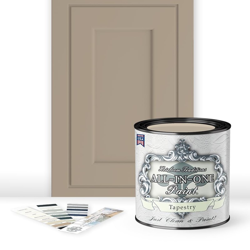 ALL-IN-ONE Paint by Heirloom Traditions, Tapestry (Khaki Brown), Quart -