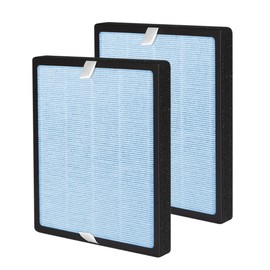 Facecool M11 Replacement Filter Compatible with HIMOX M11 Air Purifier, 2-in-1 H13 True HEPA 3-Stage Filtration Activated Carbon, 2 Pack