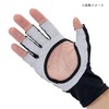 Abu Garcia Sunblock Palmless Gloves, Gray, Medium