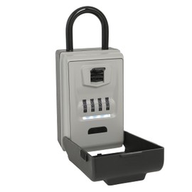 CARL Key Box, Key Storage Box, Key Security, 4-Digit Dial Lock with LED Light, Made in Japan, CKB-S04