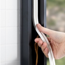 Window & Door Draft Stopper Rubber Seal Weatherstrip Window Frame 5ea