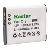 Kastar Li-50B Battery or LCD Slim Charger for OLYMPUS Stylus