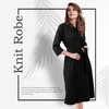 NY Threads Ladies Luxury Lightweight Soft Polycotton Knit Dressing Gown,