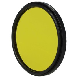 vhbw Universal Colour Filter Yellow for Camera Lenses with 55 mm Filter Thread Yellow Filter