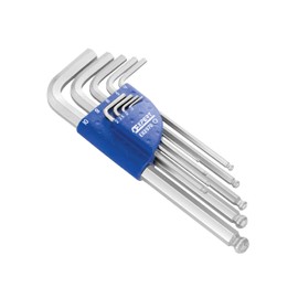 Britool E113976B 1.5 - 10mm Long Arm Ball End Metric Hex Key Set (9 Pieces)