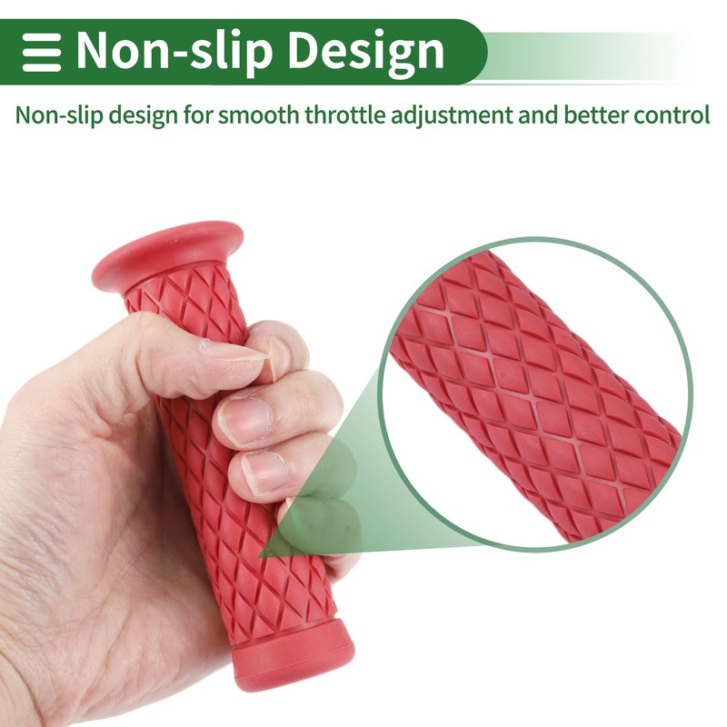 X AUTOHAUX 7/8" 22mm 15/16" 24mm Motorcycle Hand Grips Cover