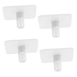 Operitacx 4 Stück Blender Accessoires Hook Mischeraufsatz Halterungen für Standmixer-Aufsätze Mixer-Flachhaken Standmischer -Anhang Aufbewahrungsorganisator Mixeraufsatzhalter Abs Weiß