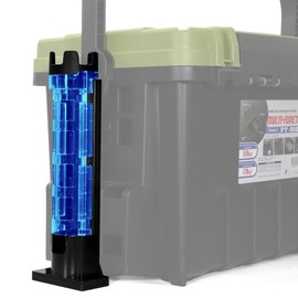 Pro Tackle Rod Stand Rod Holder - Space Saving Storage for Fishing Rods - Versatile (Blue)