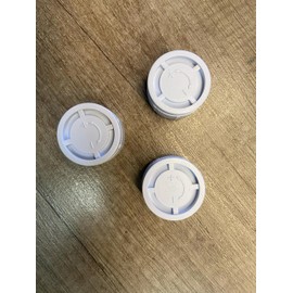 TC Thermostatic Radiator Valve TRV Plastic Decorators Screw Cap for Radiator Valve White x 3