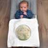 Azeeda 'Cute Cauliflower Sheep' Cotton Baby Blanket/Shawl (BY00040141)