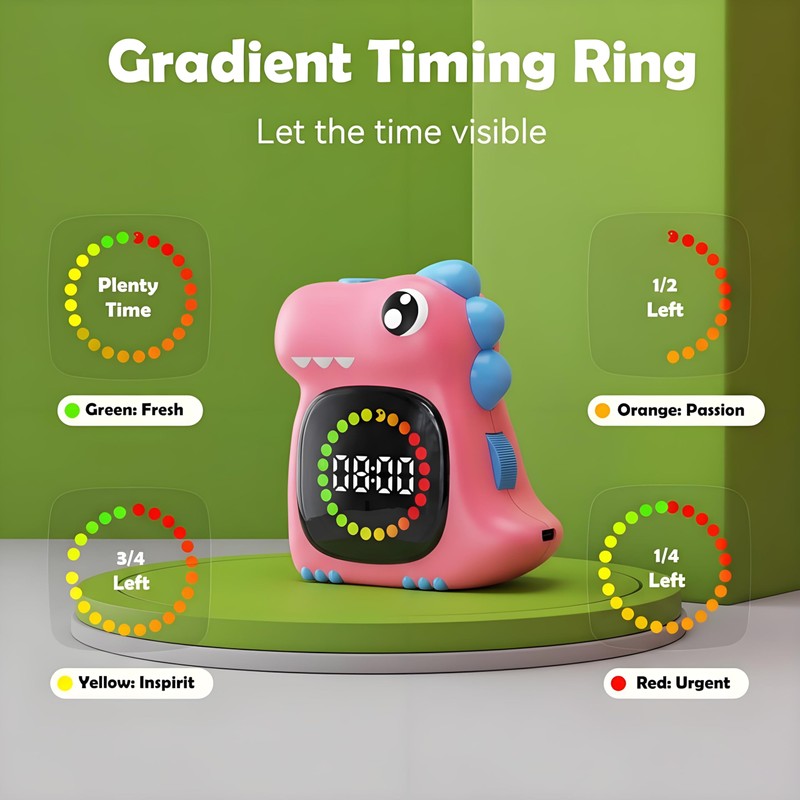 Doli Yearning Visual Timer for Kids, 99 Minute Digital Cute