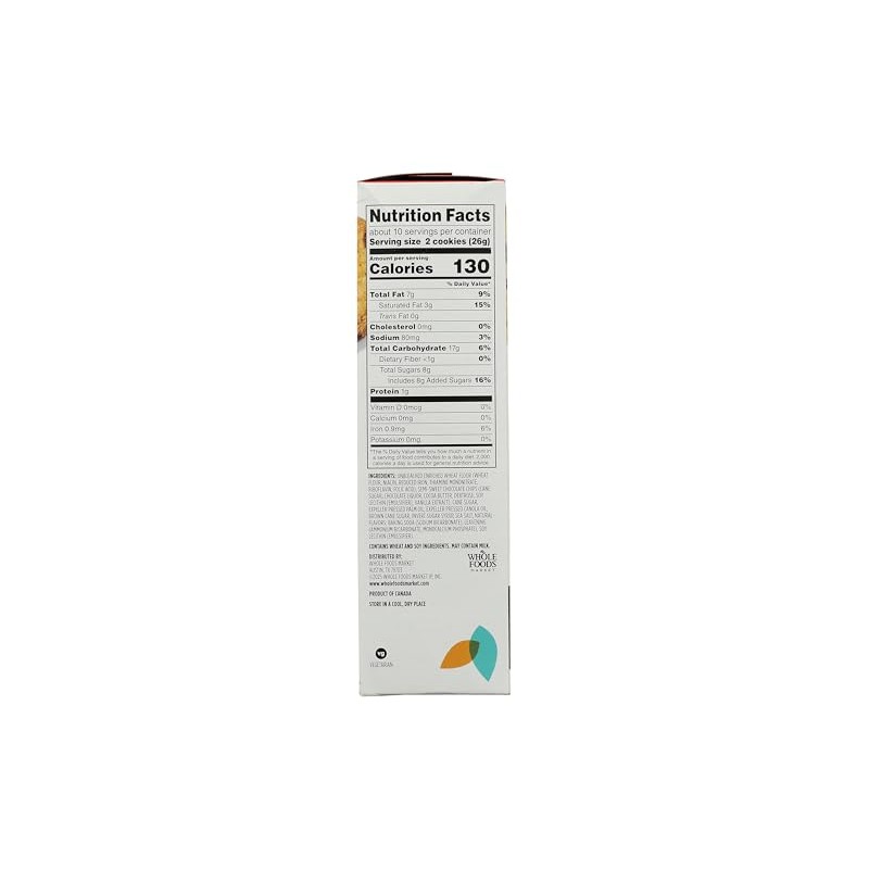 365 by Whole Foods Market Chocolate Chip Cookies, 9.2 OZ