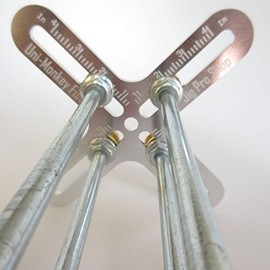 Uni-Monkey Paracord Tool Jig ~ Makes Ball Knots from 5/8" to 4" (Silver)