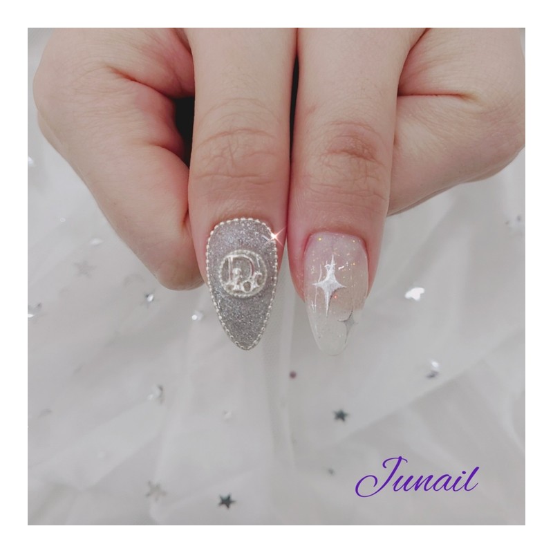  D Twinkle Handmade Nail Tips ✨ - Long Round