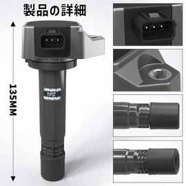 1PZ JPR-NA1 4pcs Car 3Pin Ignition Coil 30520-RNA-A01 Step Wagon RK1 RK2 Step Wagon Spudder RK5 RK6 Stream RN6 RN7 RN8 RN9 Crossroad RT1 RT2 RT3 RT4 Accord CU1