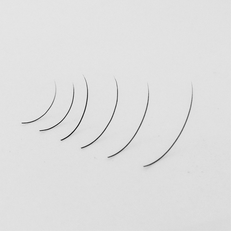 BEYELIAN MATTE BLACK Ellipse Flat Eyelash Extensions Mink Individual Semipermanent