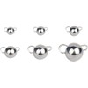 Tungsten Cheburashka Silver Fishing Non Toxic Weights Pack of 3