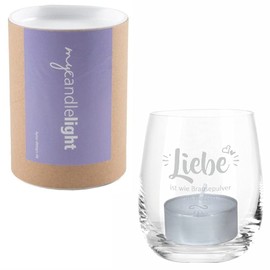 Lantern - Liebe ist wie Sprinkler im Herzen, with Gift Box, Gift Idea for Valentine's Day for Men and Women