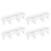 uxcell Sink Trim Overflow Cover, 4Pcs Sink Overflow Rings 47.8x13.6mm