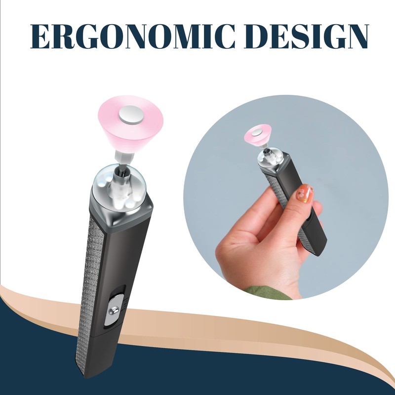 Perry Ellis Cordless Electric Nail File w/LED Light | USB