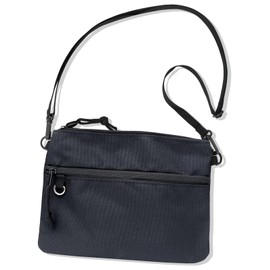 BEEL Veil Sacoche Bag, Shoulder Bag, Small, Lightweight, 2.6 oz (75 g), Crossbody Mountaineering, Travel, Hiking, Outdoor Activities, Black