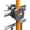 4happy Parasol Holder for Balcony Railing, Compact Balcony Umbrella Holder