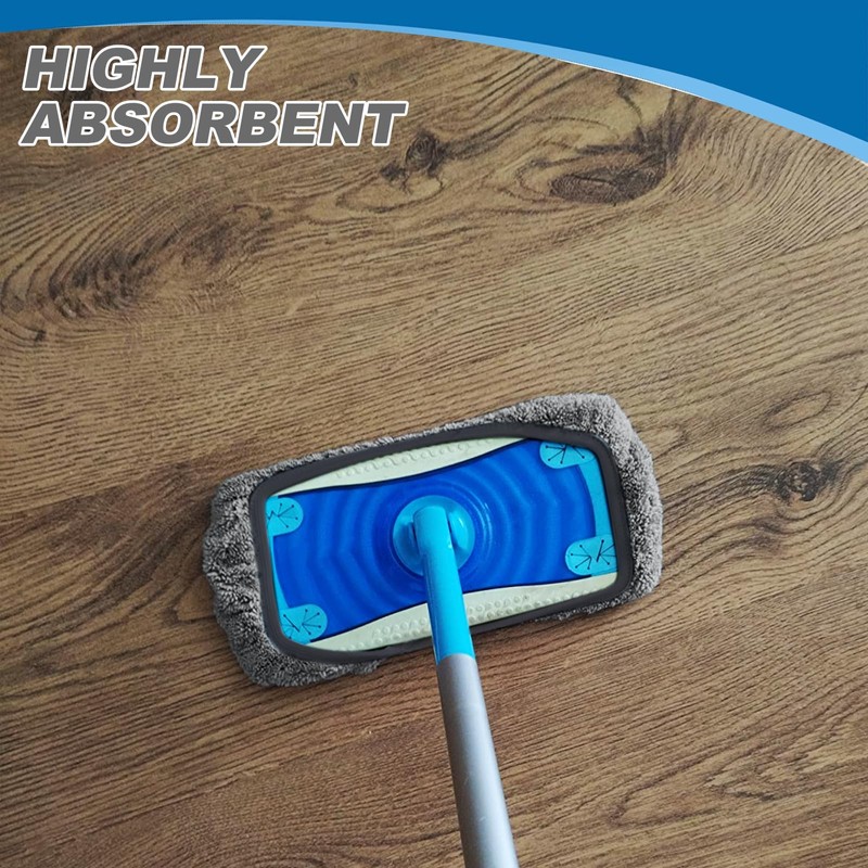 ASelected 8 Pack Microfiber Mop Pads Replacement for Floor Mop,Reusable