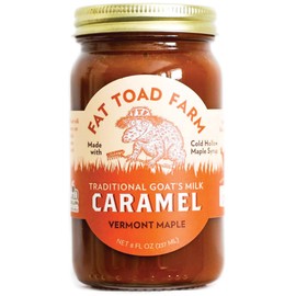 Fat Toad Farm Traditional Goat’s Milk Caramel Sauce/Cajeta, Vermont Maple, Gluten Free, 8 fl oz