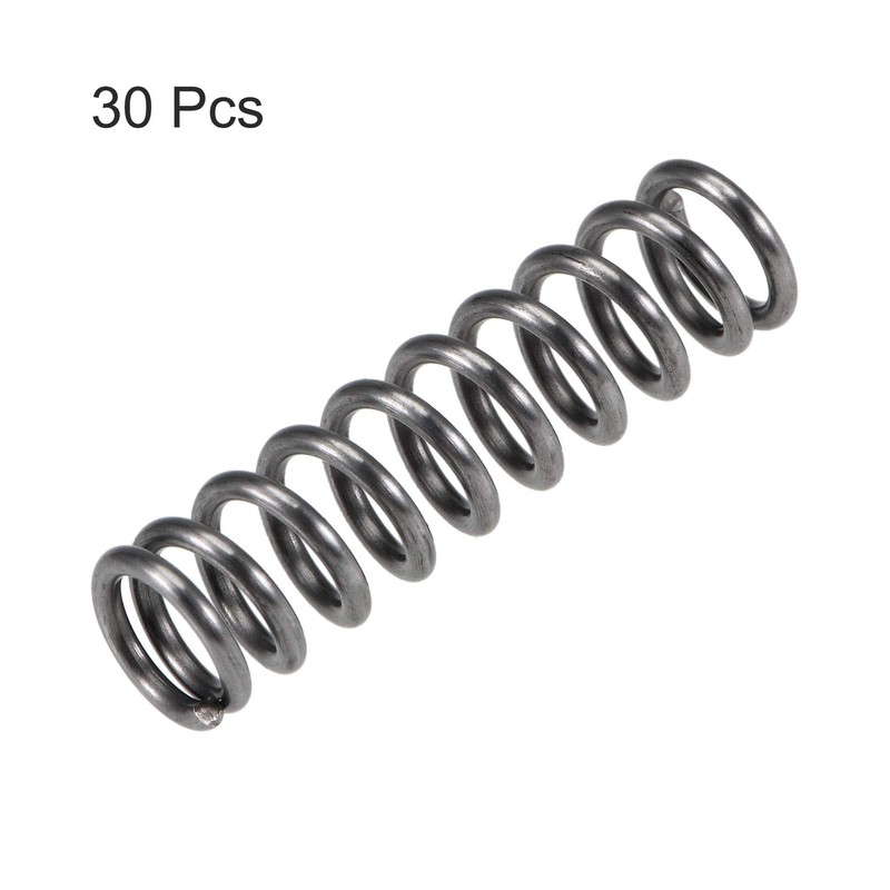 sourcing map Compressed Spring,8mm OD, 1.2mm Wire Size, 19.5mm Compressed