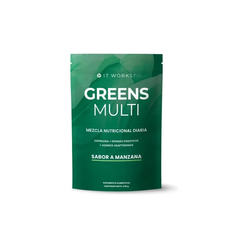 ItWorks! | Greens Multi | Manzana, Espirulina, Enzimas | 240gr