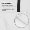 Namvo Fire Blanket, 1m*1m Suppression Flame Retardant Safety Blanket for
