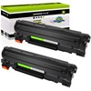 GREENCYCLE 2 Pack Compatible for Canon 125 3484B001AA 125 CRG
