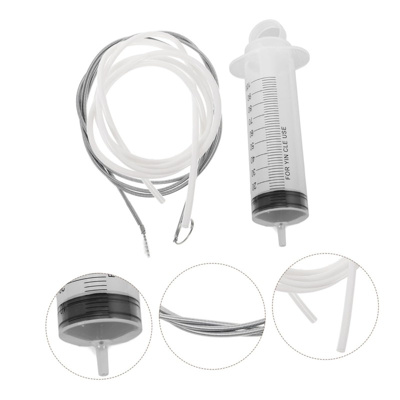 Mobestech 1set Car Drain Cleaning Kit Aquarium Brush and Tube