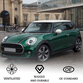 PIT66 Front Grille Hood Molding Trim Moulding, Compatible with 2007-2015 Mini Cooper R55 R56 R58 R59 (NOT fit S) Black #51132751040#MC1235100