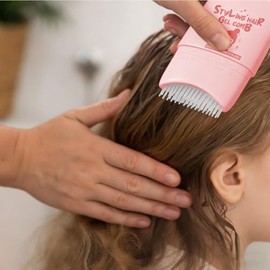 Gel Para Cabllo Con Peine, Niños, Chico, Niñas y Familia | Natural, Orgánico, Vegano, Sin sulfatos y Parabenos, Cruelty Free | Para Cabello Rizado y t