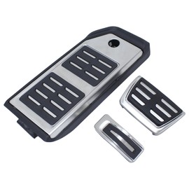 Pedal Caps Pedal Cover Foot Pedal Brake Pedal Accelerator Foot Rest Parking Brake Pedal Pedal Cover Pedal Set Automatic Transmission Left Hand Drive for Q7 4M Q8 Cayenne 9YA Toua-reg CR7