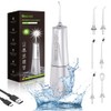 Wireless Water Flosser for Teeth: Oral Irrigator with 5 Modes,