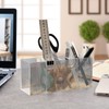 Sletend Highland Cow Cattle Acrylic Pencil Pen Holder Desk Accessories