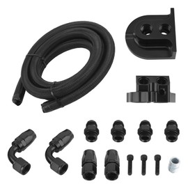 maXpeedingrods Oil Filter Relocation Kit for Ford Mustang F150 GT350 GT500 2011-2023 5.0/5.2 V8