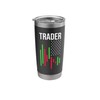 Crypto & Stock Trader - US American Flag Trading Stainless