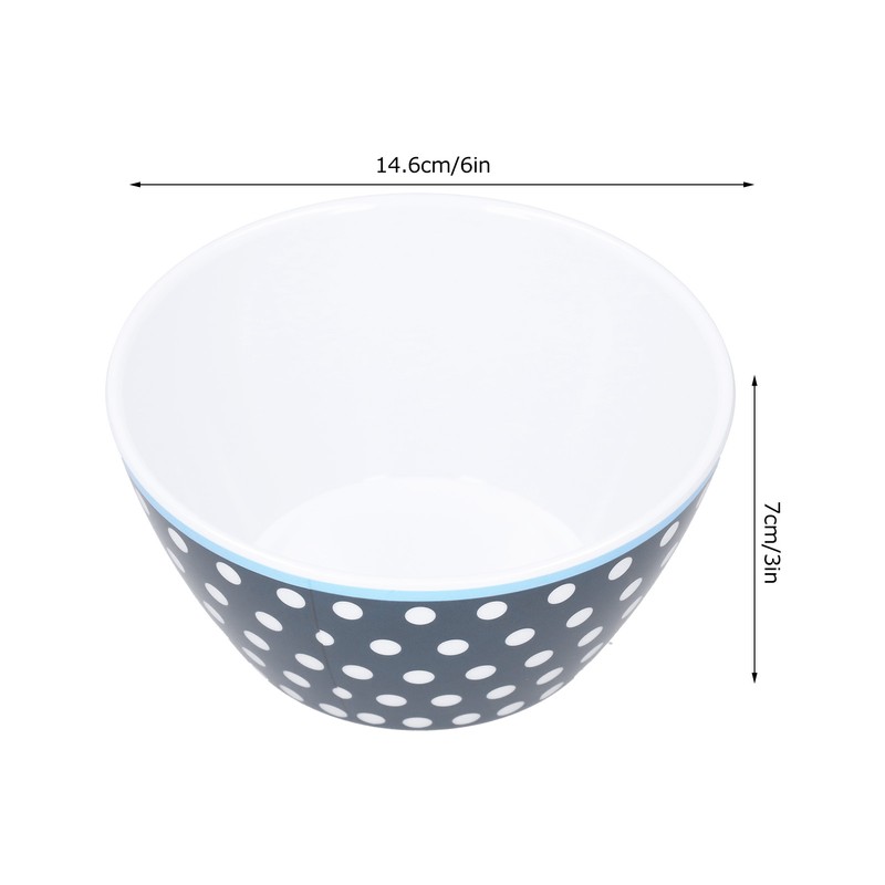 4PCS 6in Salad Bowl Dinner Serving Bowl Sets Kitchen Imitation