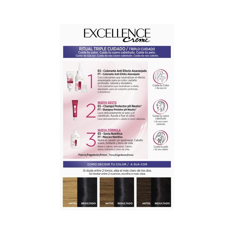 Excellence Brunette Ink #100 True Black