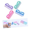BIUDECO 4Pcs Fingernail Cleaning Brush with Handle Grip Home Nail
