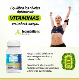 Kit De 2 Suplementos Complejo B Bellodmax Tecnu® Energía Sin Sabor
