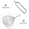BESTonZON Whisk Spiral Stainless Steel Whisk Spiral Whisk 2 Pieces