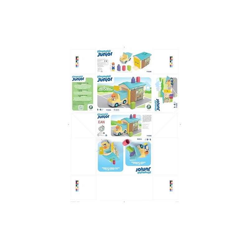 Playmobil Playmobil Junior Construction Truck with Garage